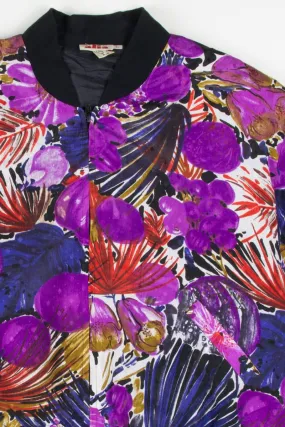 90s Floral Bomber Jacket 18910