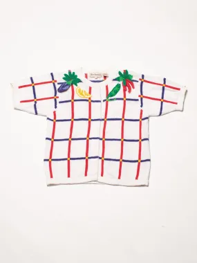 Bechamel Checkerboard Veggie Sweater (M/L)