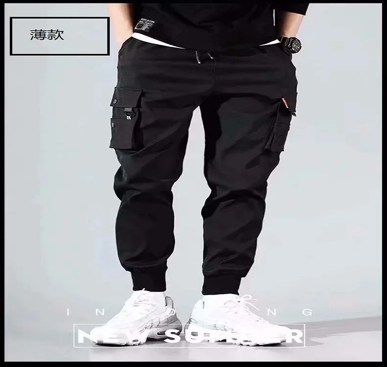 Cargo Pants Summer Thin Thick Student Plus Size Loose Long Pants
