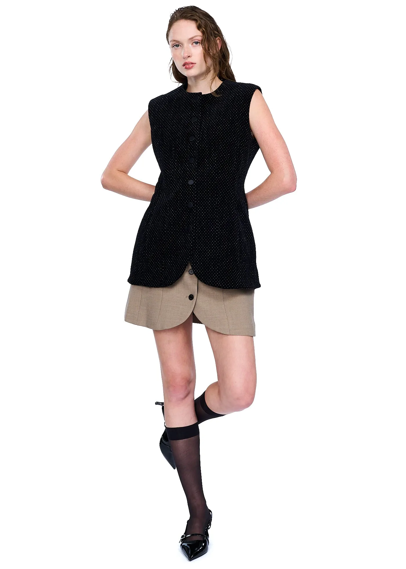 EENK Zolie Hourglass Buttoned Top