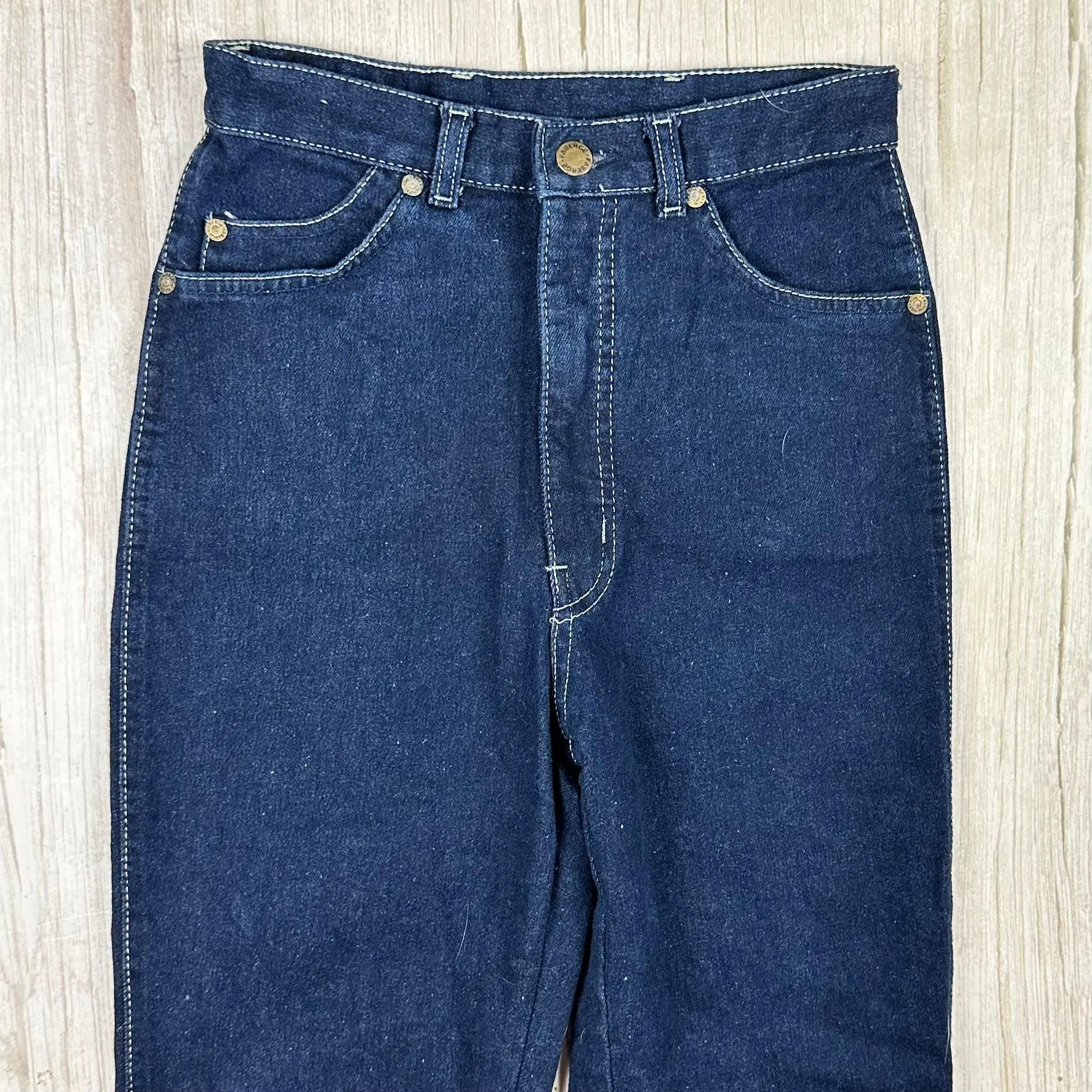 Fabergé 1980's High Waisted Slim Ladies Jeans - Hard to find! - Suit Size 7/8