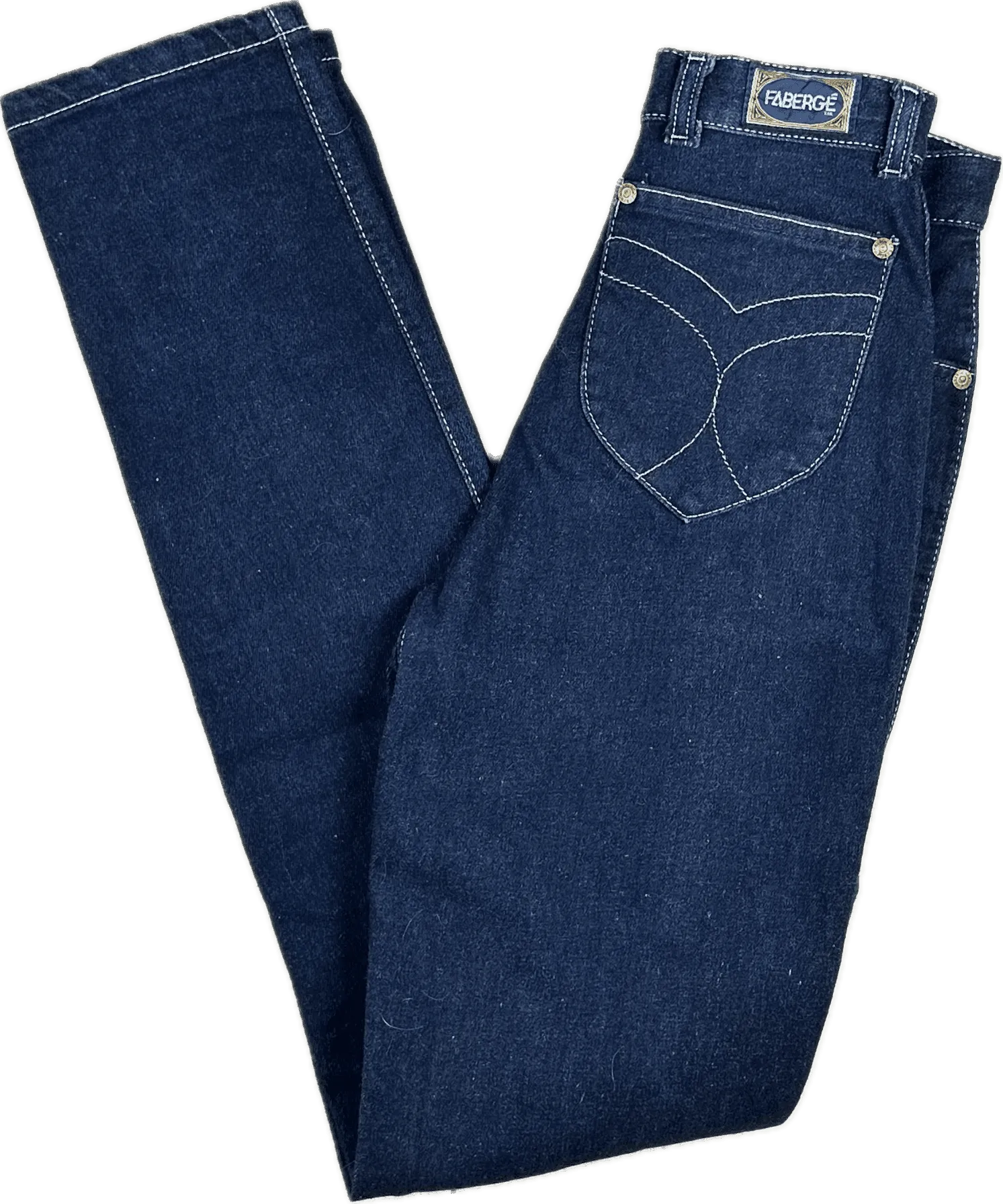 Fabergé 1980's High Waisted Slim Ladies Jeans - Hard to find! - Suit Size 7/8