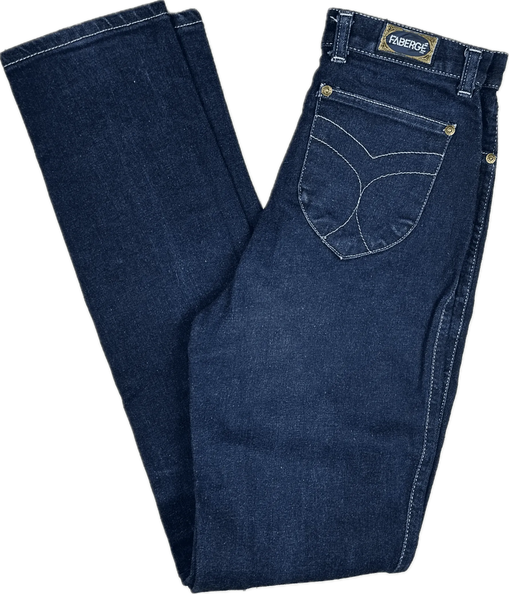 Fabergé 1980's High Waisted Slim Ladies Jeans - Hard to find! - Suit Size 8/9