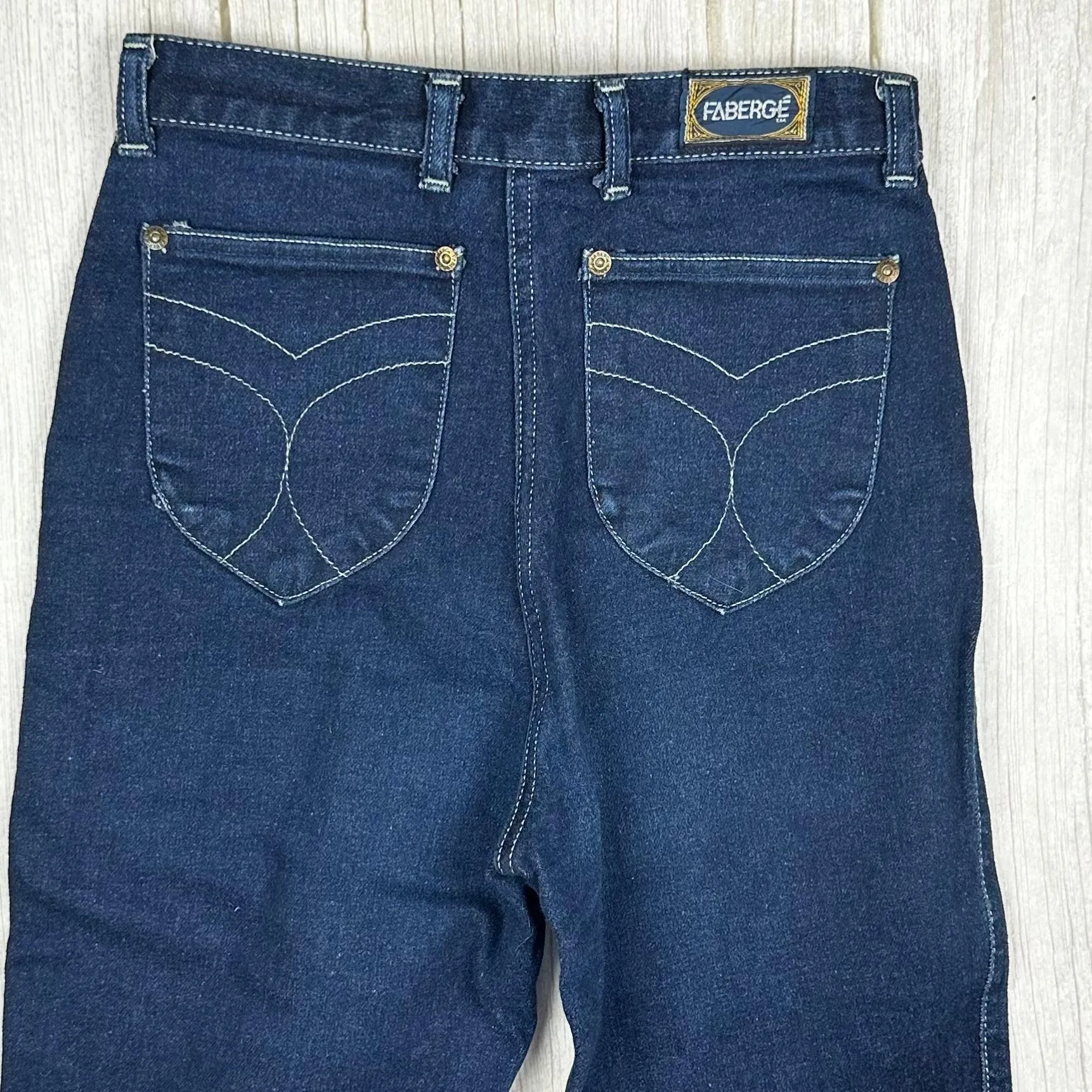 Fabergé 1980's High Waisted Slim Ladies Jeans - Hard to find! - Suit Size 8/9