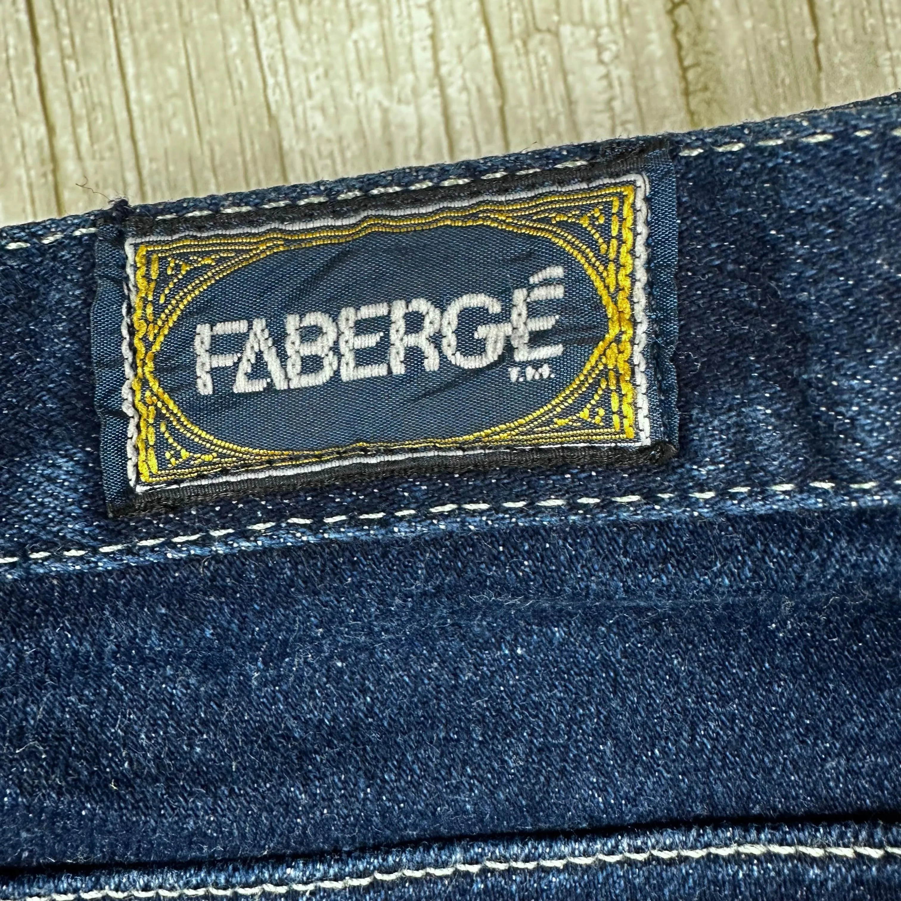 Fabergé 1980's High Waisted Slim Ladies Jeans - Hard to find! - Suit Size 8/9