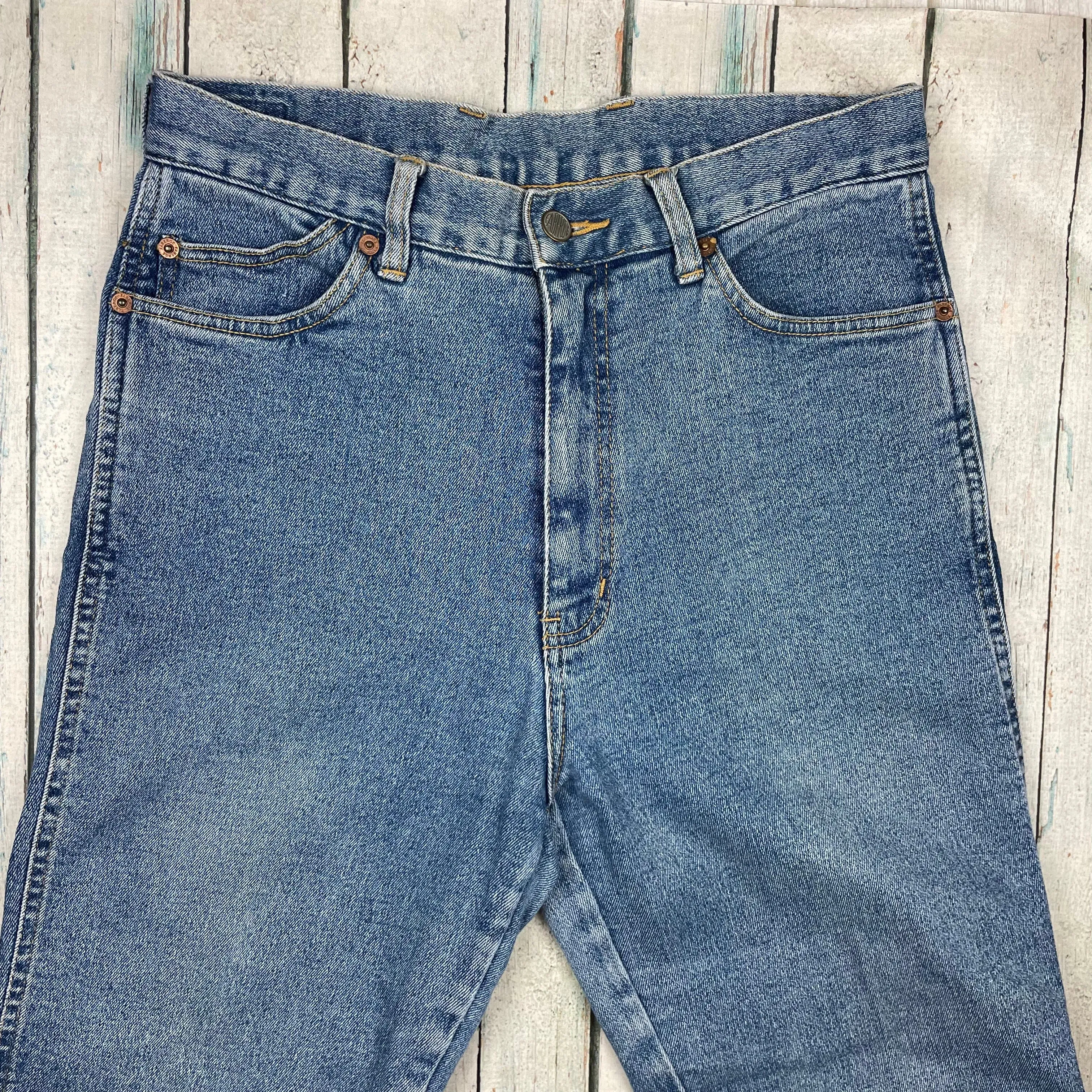 Fabergé 1980's High Waisted Slim Ladies Jeans - Suit Size 12