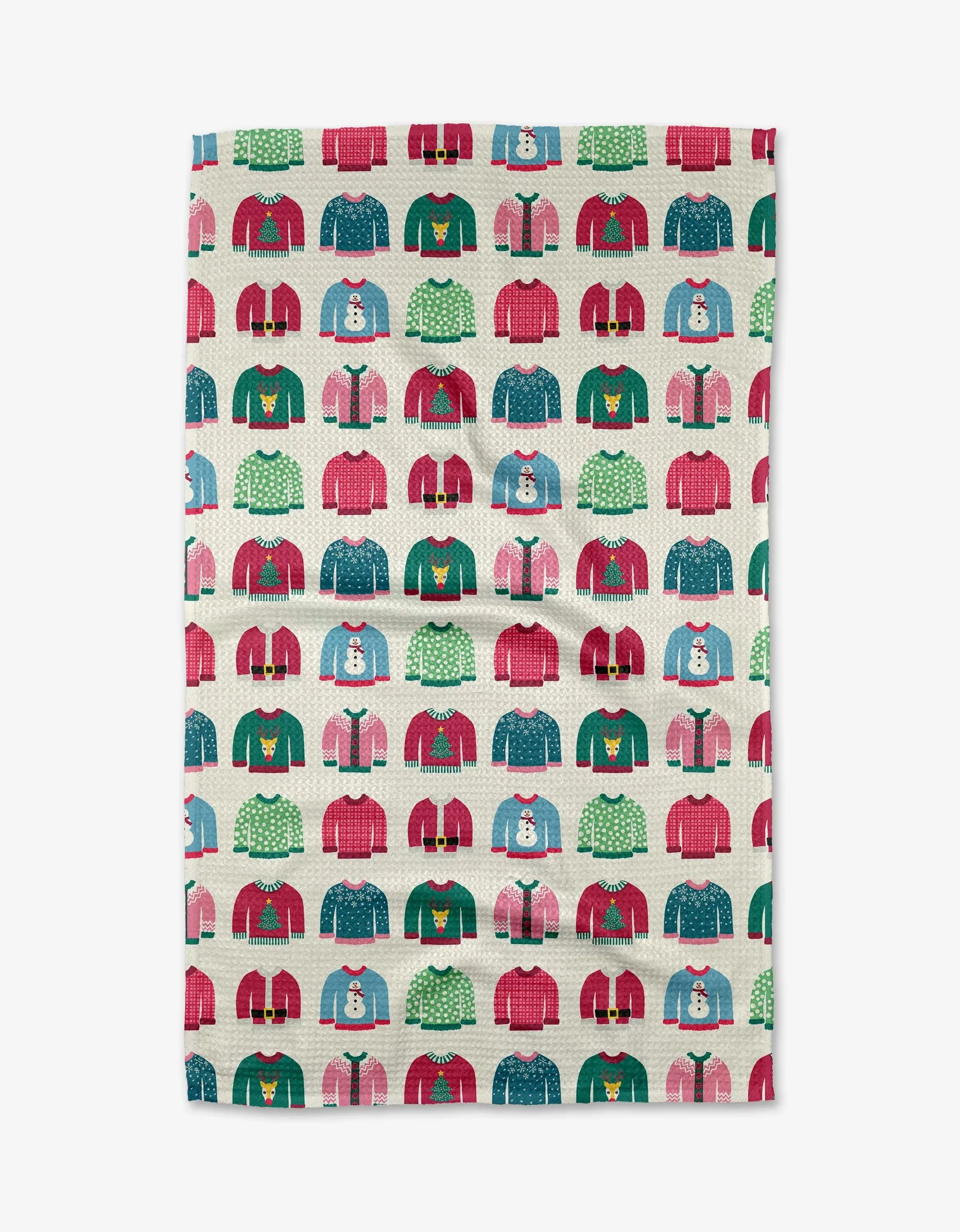 Geometry Christmas Sweaters Tea Towels