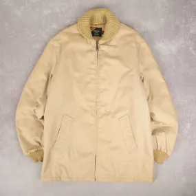 MEN'S VINTAGE 1980S SEARS FULL ZIP BOMBER JACKET - LARGE
