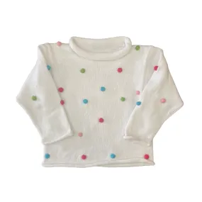 Pom Pom Rollneck Sweater