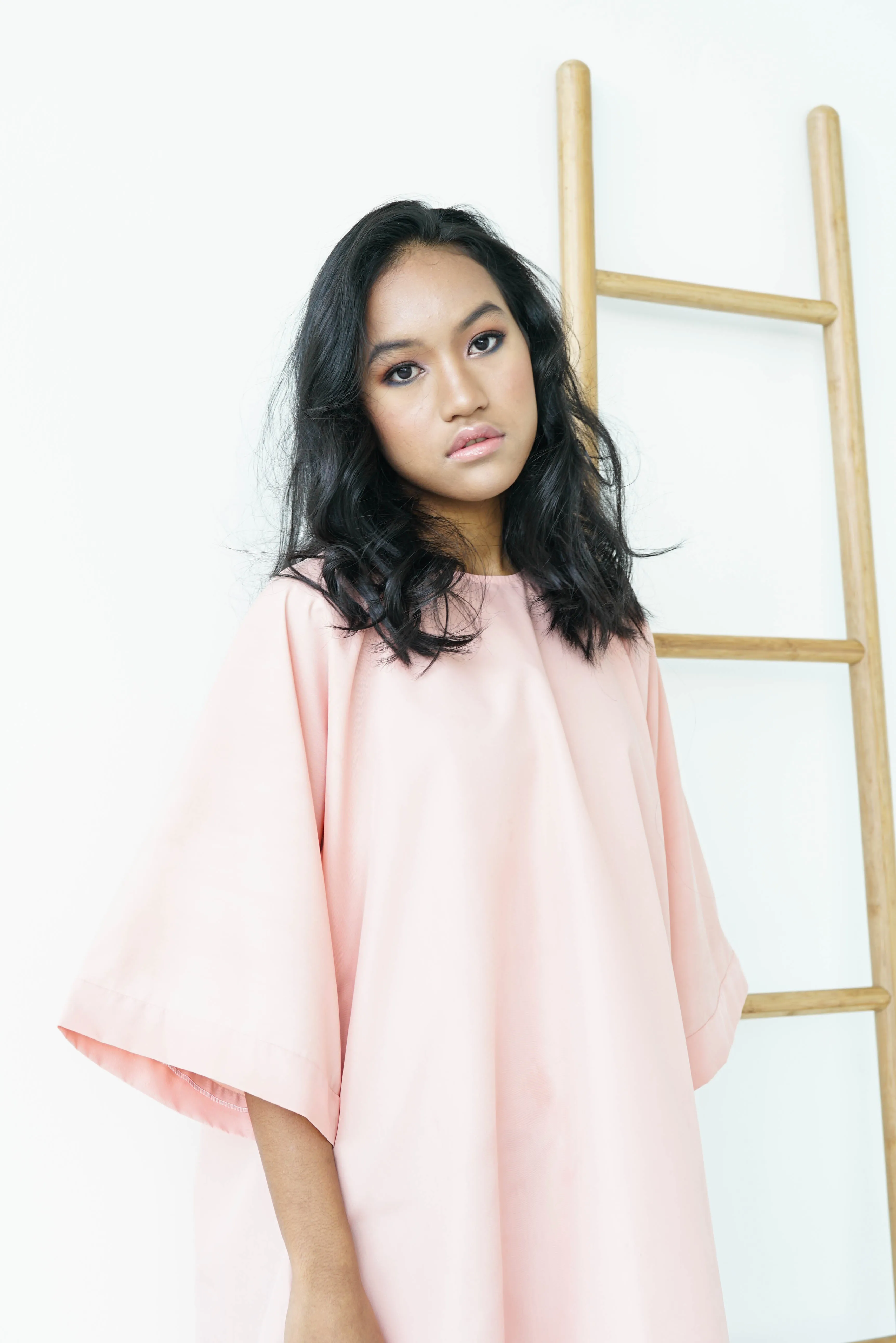 [PRE ORDER] Pastel Peach High Low Box Cotton Top