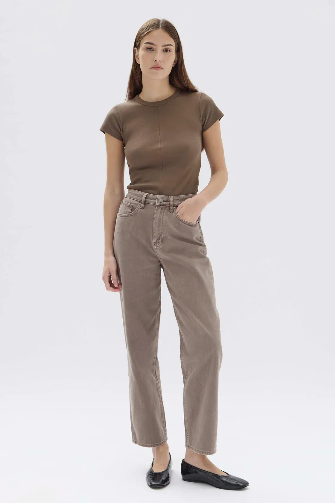 VINTAGE STRAIGHT JEAN | NOUGAT